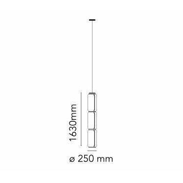 Flos Noctambule S3 Low sylinterit riipus