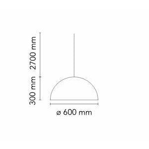 Flos skyegarden S1 pendellamp, svart