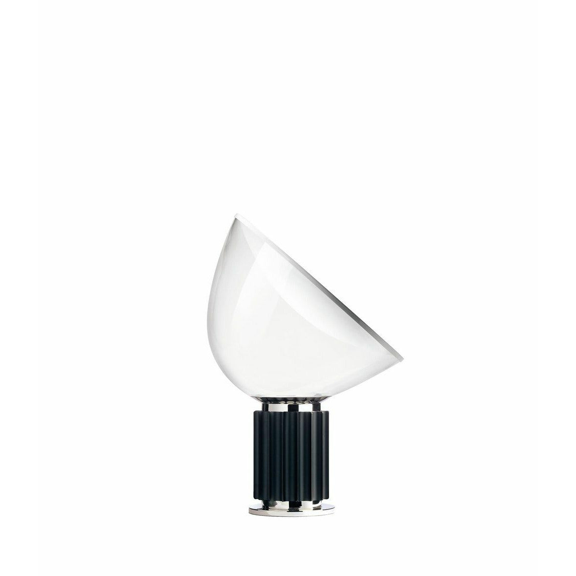 Flos Taccia Table Lámpara de vidrio, negro
