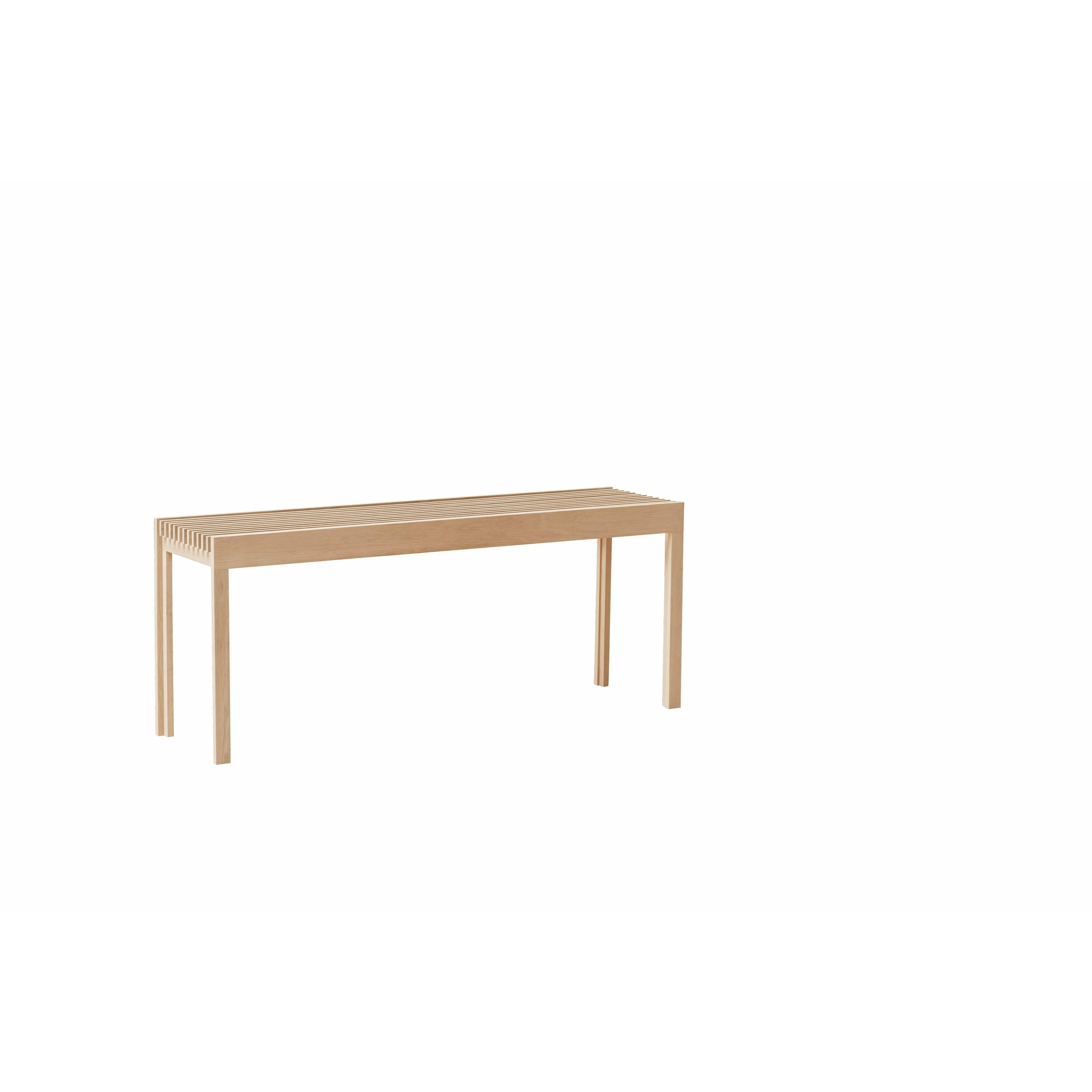 Form & Refine Lightweight Bench. White Oak