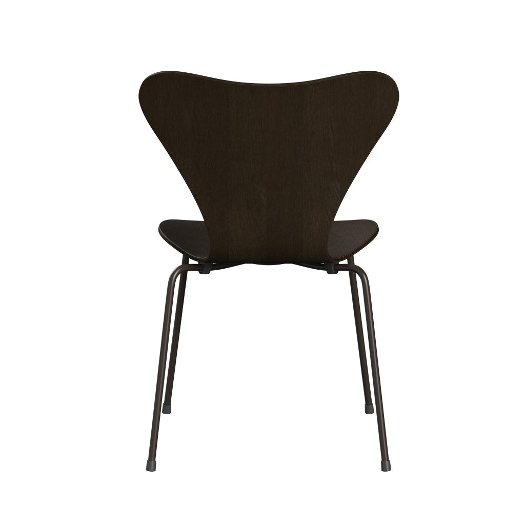 Fritz Hansen 3107 sedia non uffolisca, bronzo marrone/quercia macchiata scura