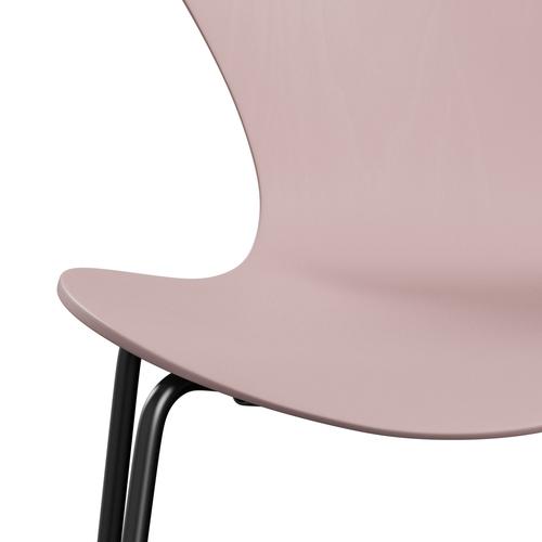 Fritz Hansen 3107 stol uformidlet, svart/farget askepale rose