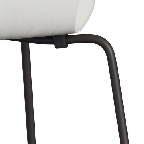 Sedia Fritz Hansen 3107 non uffolisca, calda grafite/cenere tinto