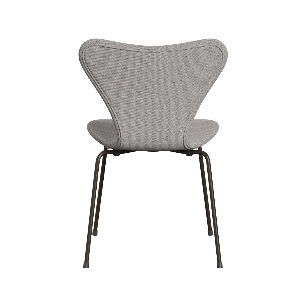 Fritz Hansen 3107 Stuhl Vollpolsterung, Braun-Bronze/Capture Grey