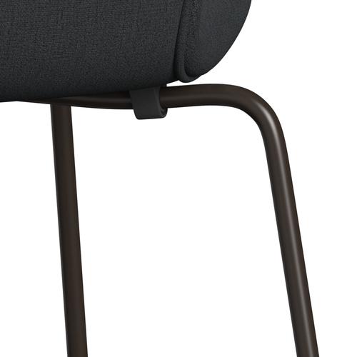 Fritz Hansen 3107 stoel Volledige bekleding, bruin brons/Christianshavn Gray