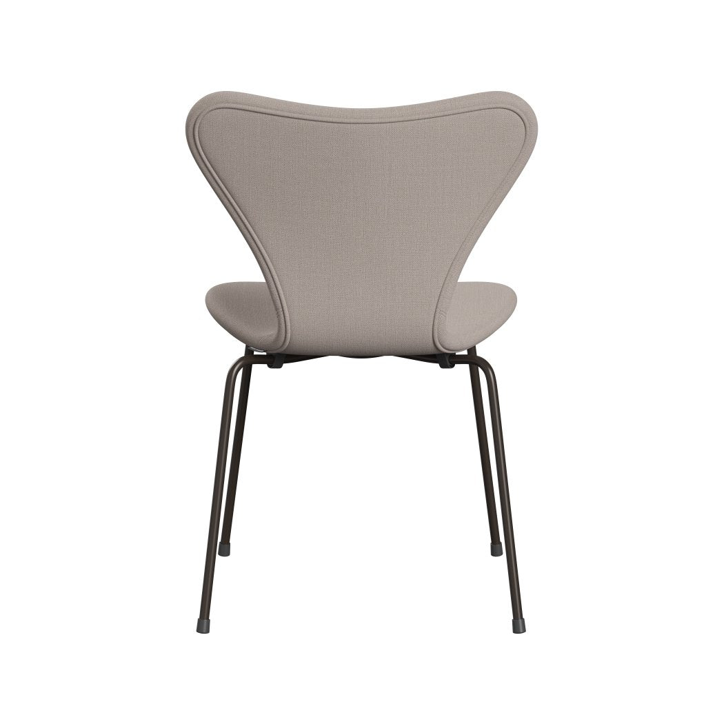 Fritz Hansen 3107 TUOLI Täydellinen verhoilu, Brown Bronze/Christianshavn Light Beige