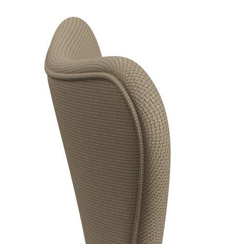 Fritz Hansen 3107 chaise complète complète, bronze brun / diablo Hessian