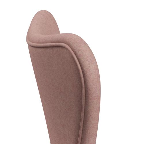 Fritz Hansen 3107 Stuhl Vollpolsterung, Braun Bronze/Divina Md Soft Pink