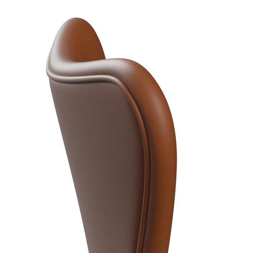 Fritz Hansen 3107 chaise complète complète, bronze brun / noix essentielle