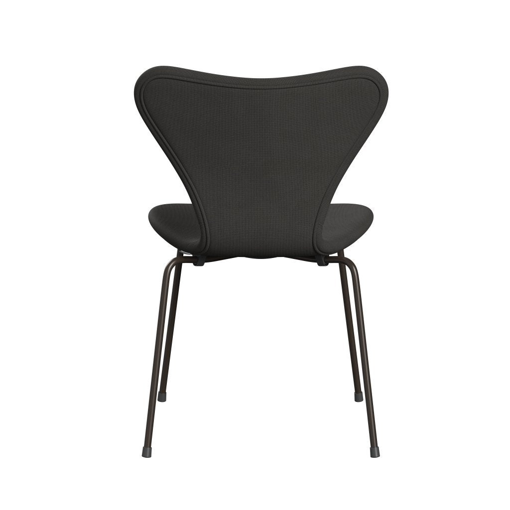 Fritz Hansen 3107 stoel Volledige bekleding, bruine bronzen/roem bruin (F61060)