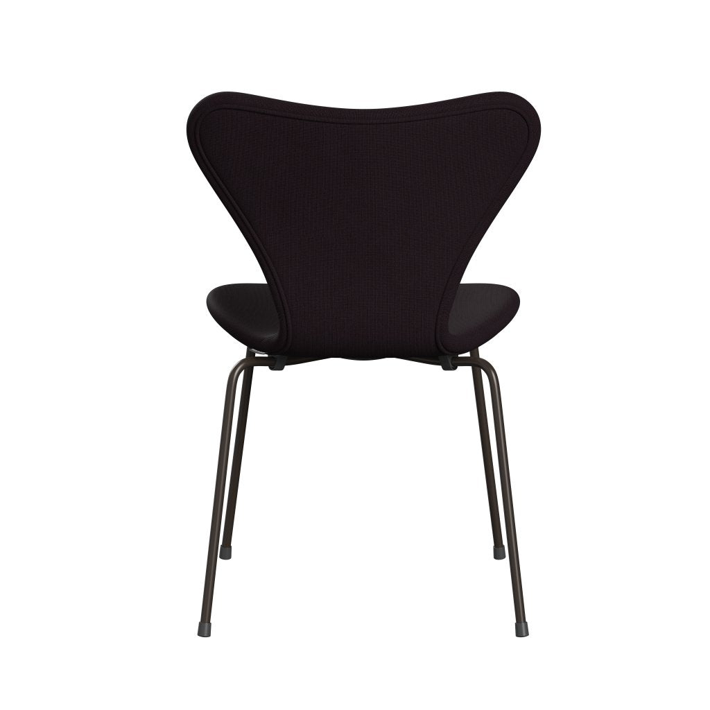 Fritz Hansen 3107 stoel Volledige bekleding, bruin brons/roem bruin (F61108)