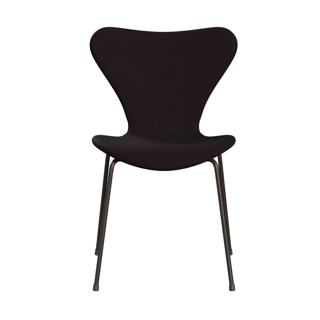 Fritz Hansen 3107 TUOLI Täydellinen verhoilu, Brown Bronze/Fame Brown (F61108)