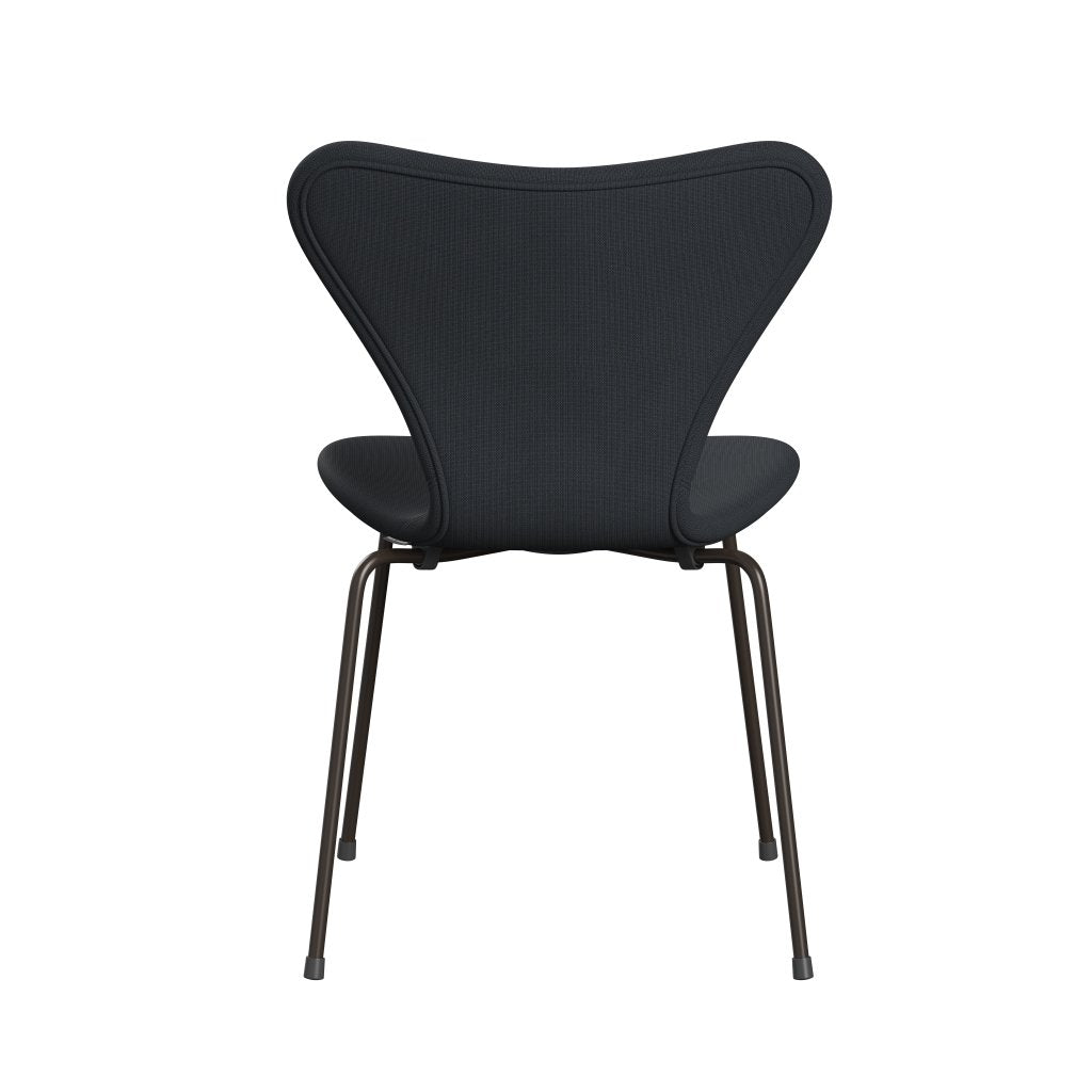 Fritz Hansen 3107 Stuhl Vollpolsterung, Braun Bronze/Fame Grau (F60003)