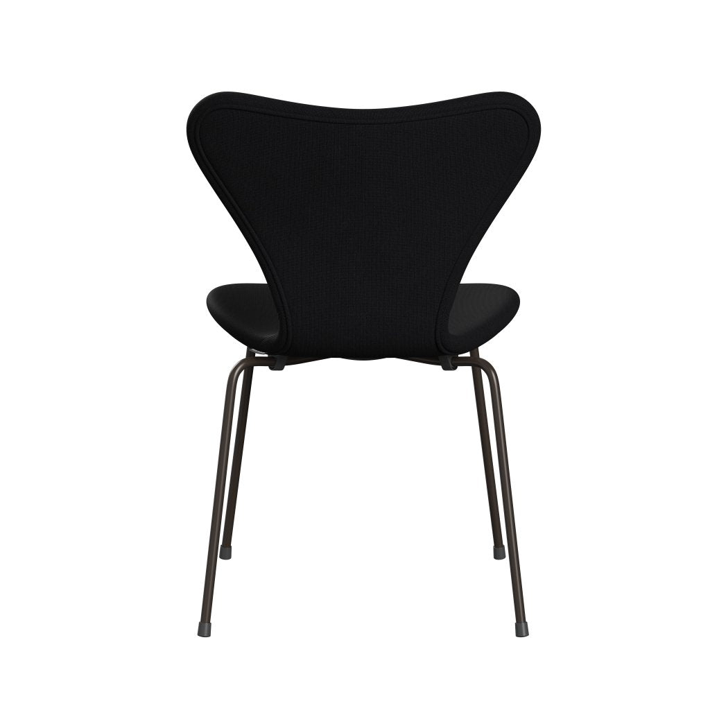 Fritz Hansen 3107 sedia piena tappezzeria, bronzo marrone/grigio fama (F60051)