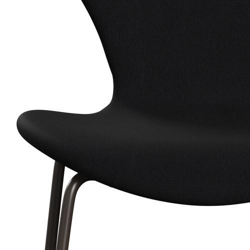 Fritz Hansen 3107 Stol Fuld polstring, Brown Bronze/Fame Gray (F60051)