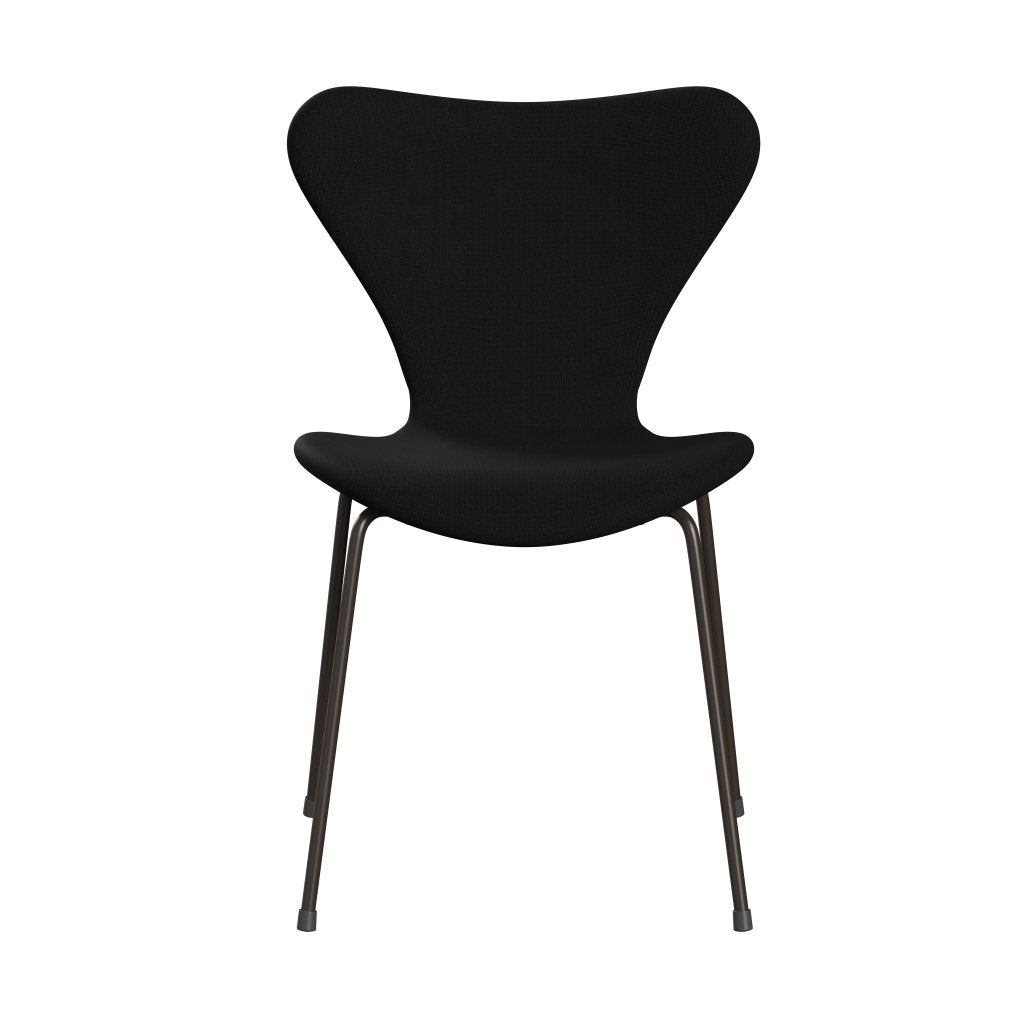 Fritz Hansen 3107 Silla tapicería completa, bronce marrón/fama gris (F60051)