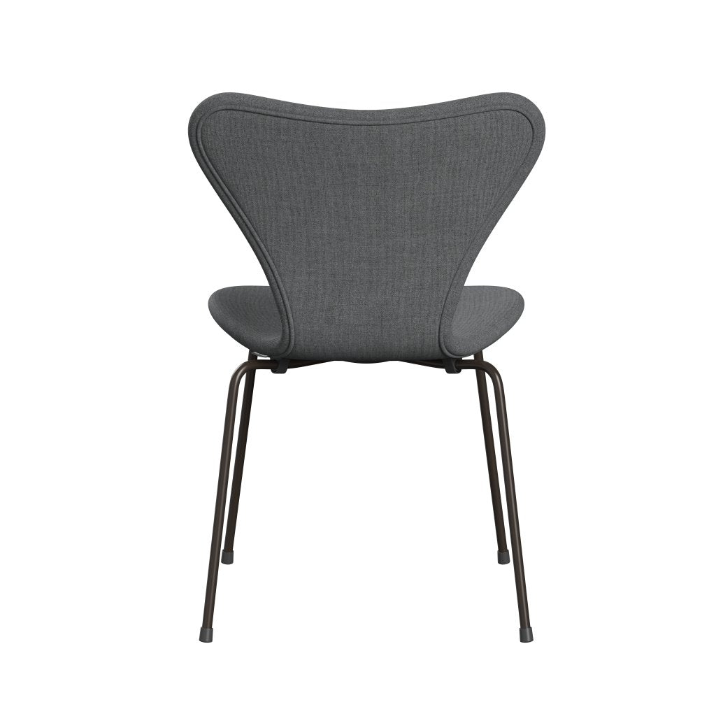 Fritz Hansen 3107 TUOLI Täydellinen verhoilu, Brown Bronze/Remix Grey (REM143)