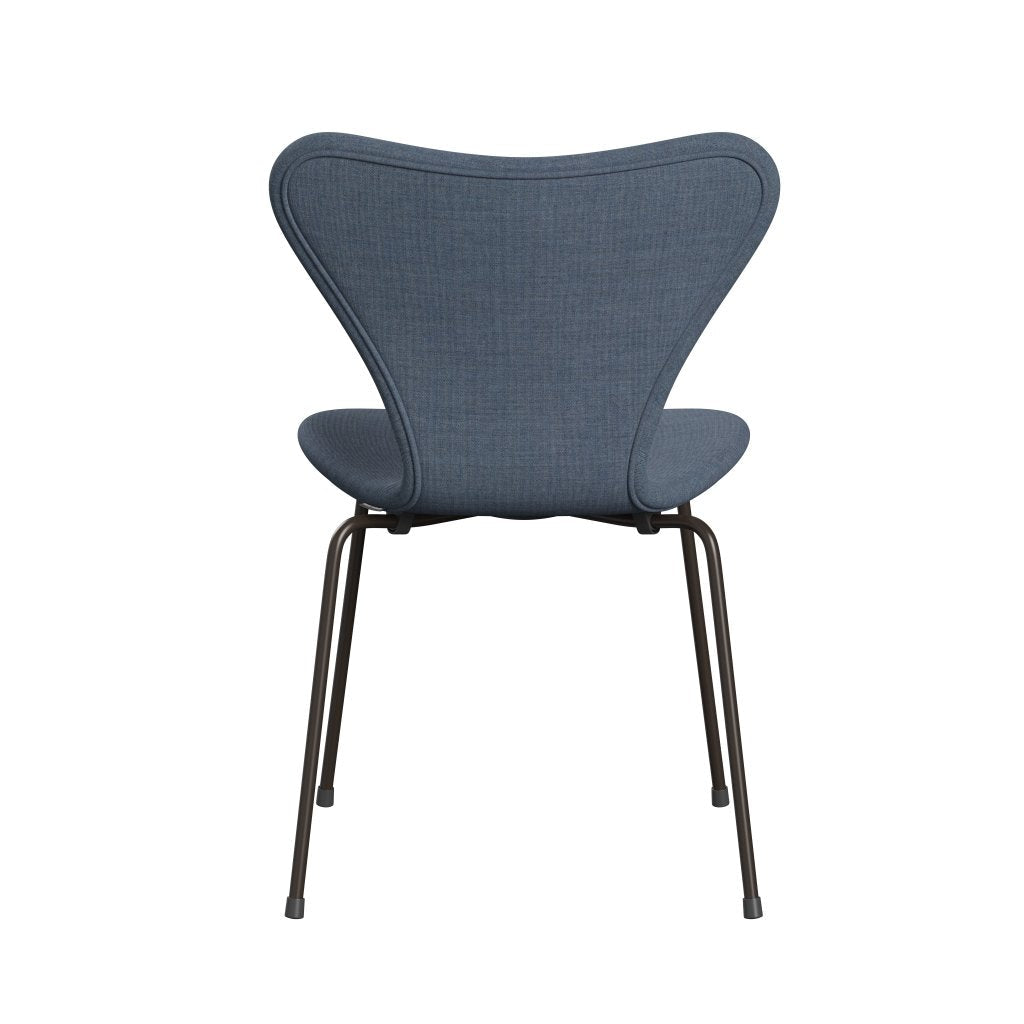 Fritz Hansen 3107 sedia piena tappezzeria, bronzo marrone/remix grigio (REM733)