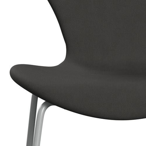 Fritz Hansen 3107 Stuhl Vollpolsterung, Nine Grey/Fame Brown (F61060)