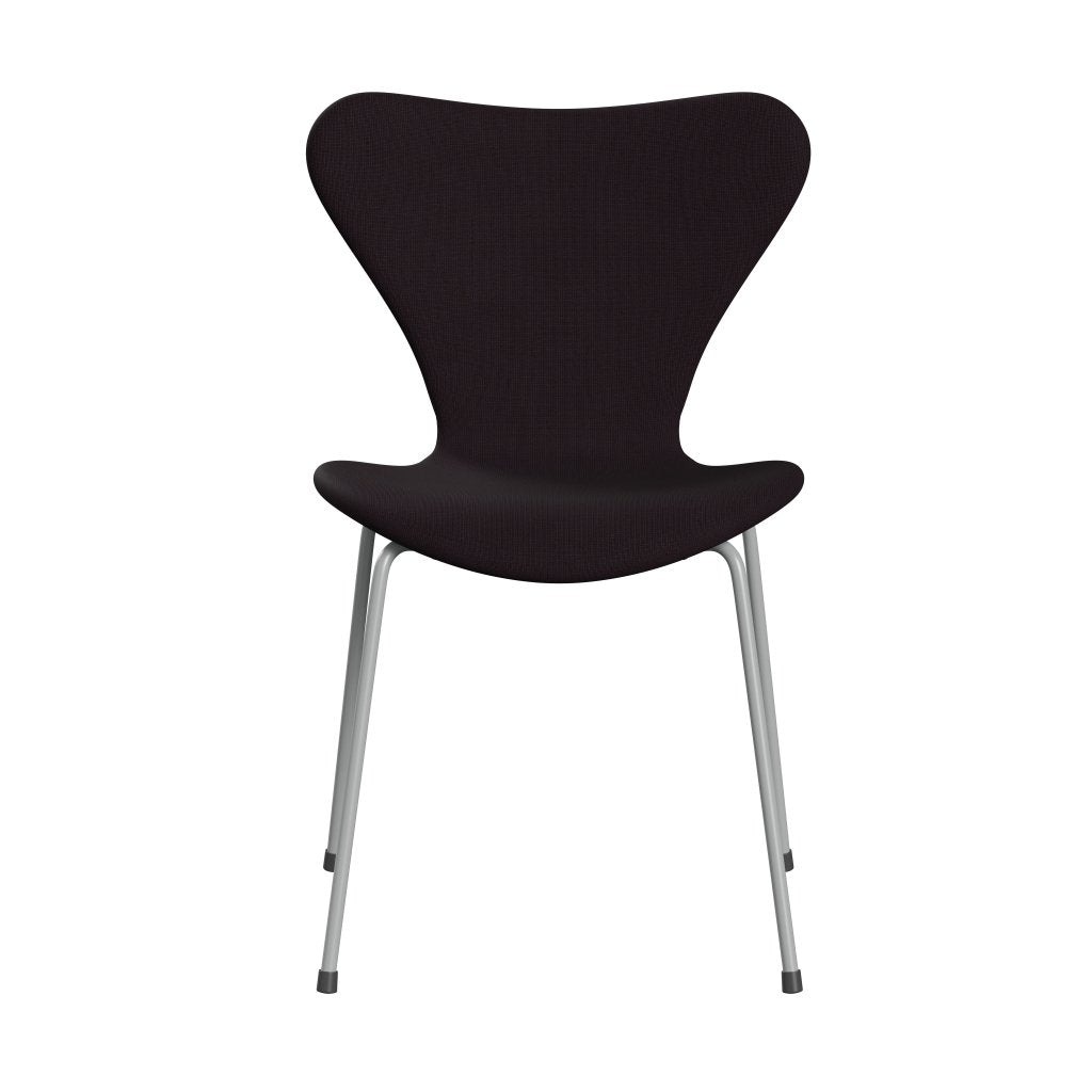 Fritz Hansen 3107 Stuhl Vollpolsterung, Nine Grey/Fame Brown (F61108)