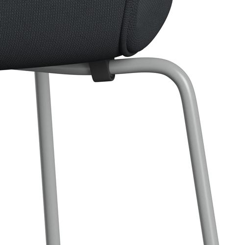 Fritz Hansen 3107 chaise complète complète, neuf gris / gris de renommée (F60003)