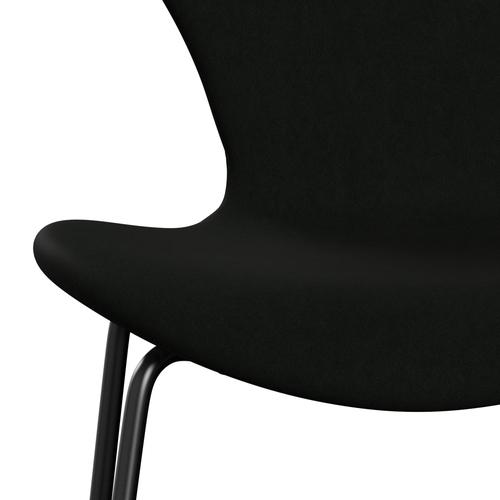 Fritz Hansen 3107 sedia piena tappezzeria, nero/comfort nero (C60009)