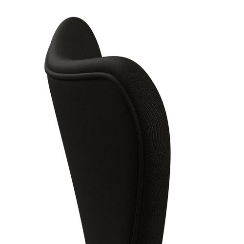 Fritz Hansen 3107 chaise complète complète, noir / célébrité sombre