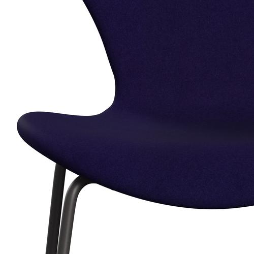 Fritz Hansen 3107 stol full klädsel, varm grafit/divina violet mörk (div692)