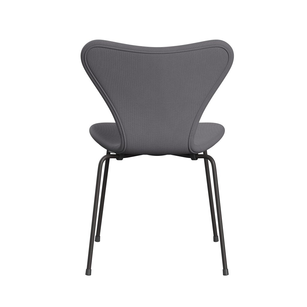 Fritz Hansen 3107 chaise complète complète, graphite chaud / gris de la renommée (F60078)