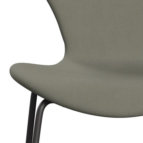 Fritz Hansen 3107 stoel Volledige bekleding, warme grafiet/roem grijs (F61136)