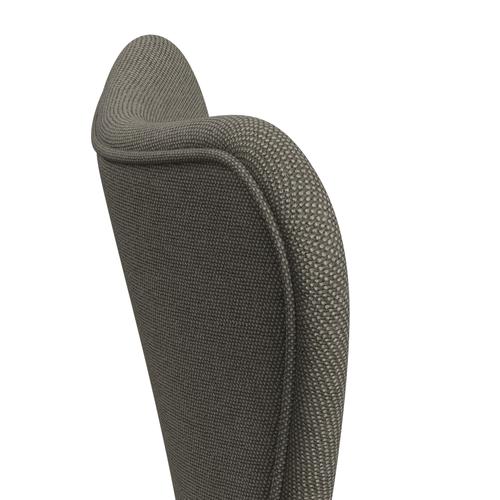 Fritz Hansen 3107 Chair Full Upholstery, Warm Graphite/Hallingdal Beige