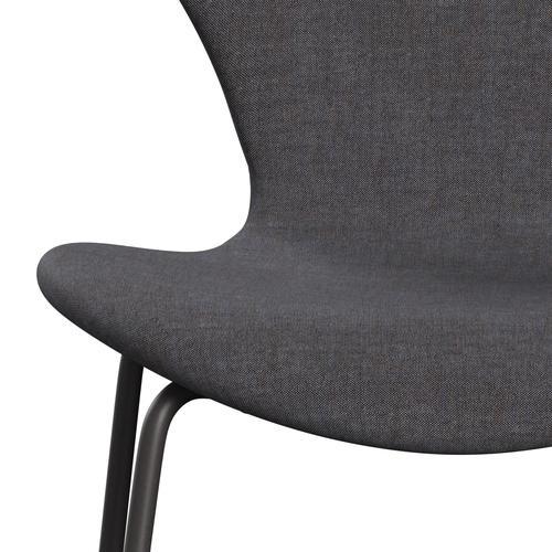 Fritz Hansen 3107 sedia piena tappezzeria, grafite calda/remix grigio scuro (REM266)