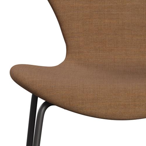 Fritz Hansen 3107 chaise complète complète, graphite chaud / rouille de remix