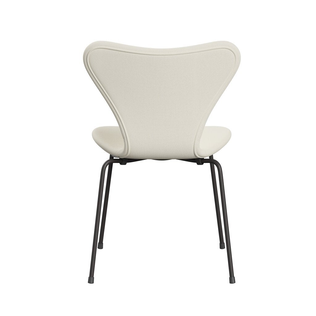 Fritz Hansen 3107 stoel Volledige bekleding, warme grafiet/sunniva 2 crème