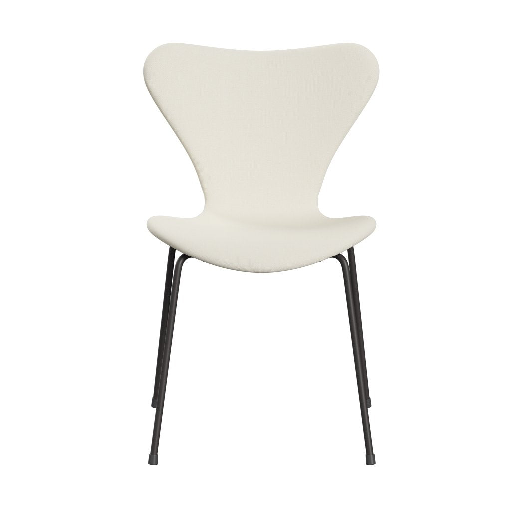 Fritz Hansen 3107 Stuhl Vollpolsterung, Warm Graphit/Sunniva 2 Crème