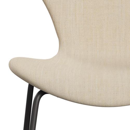 Fritz Hansen 3107 Chair Full Upholstery, Warm Graphite/Sunniva 2 Sand