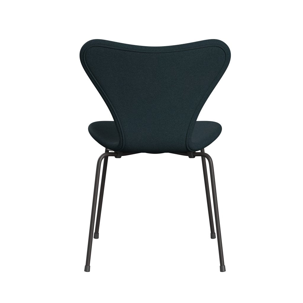 Fritz Hansen 3107 stoel Volledige bekleding, warm grafiet/tonus donkergroen