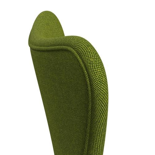 Fritz Hansen 3107 chaise complète complète, blanc / green de Hallingdal