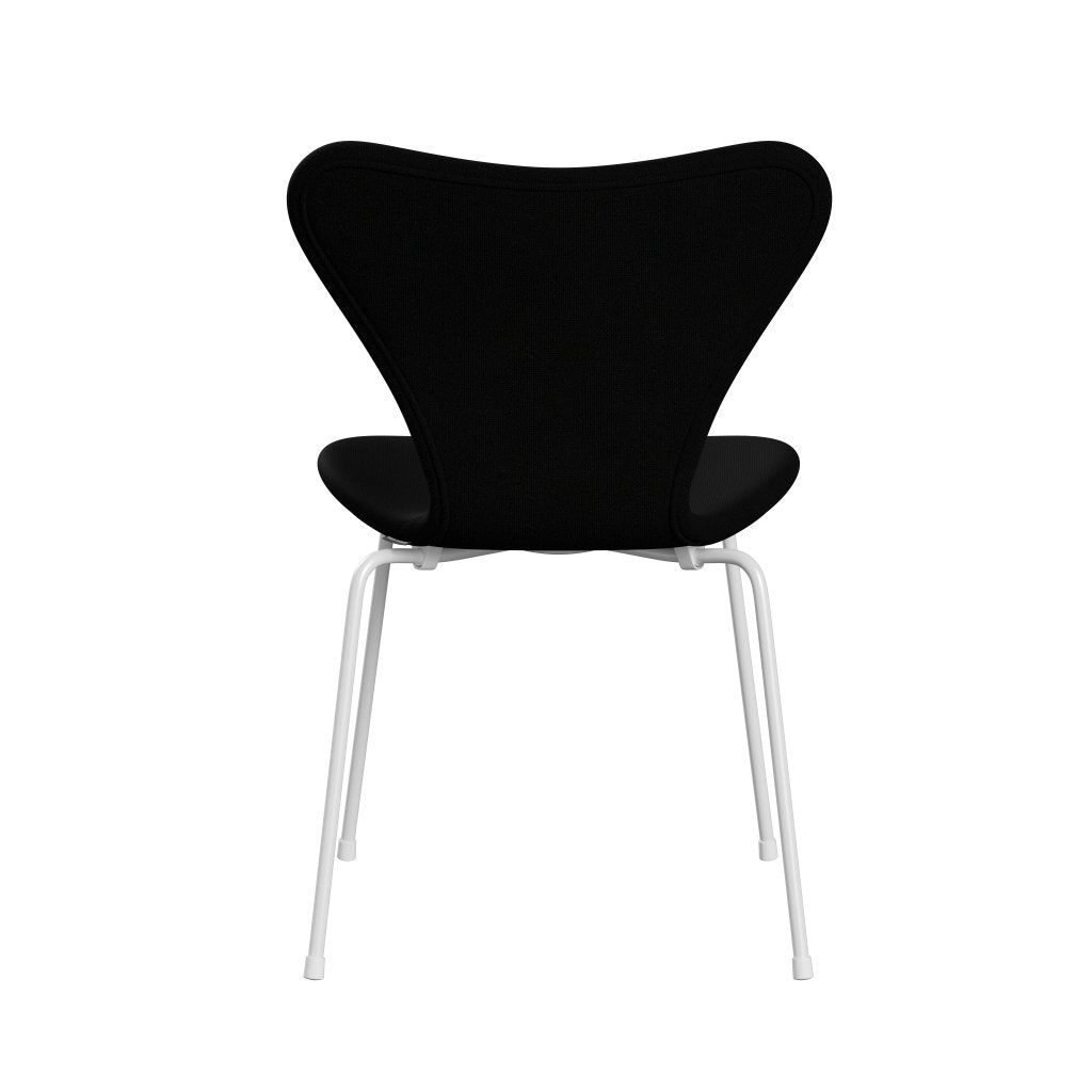 Fritz Hansen 3107 chaise complète complète, blanc / hallingdal noir