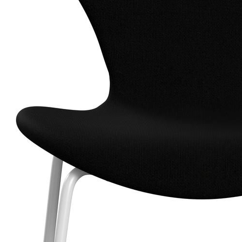 Fritz Hansen 3107 chaise complète complète, blanc / hallingdal noir