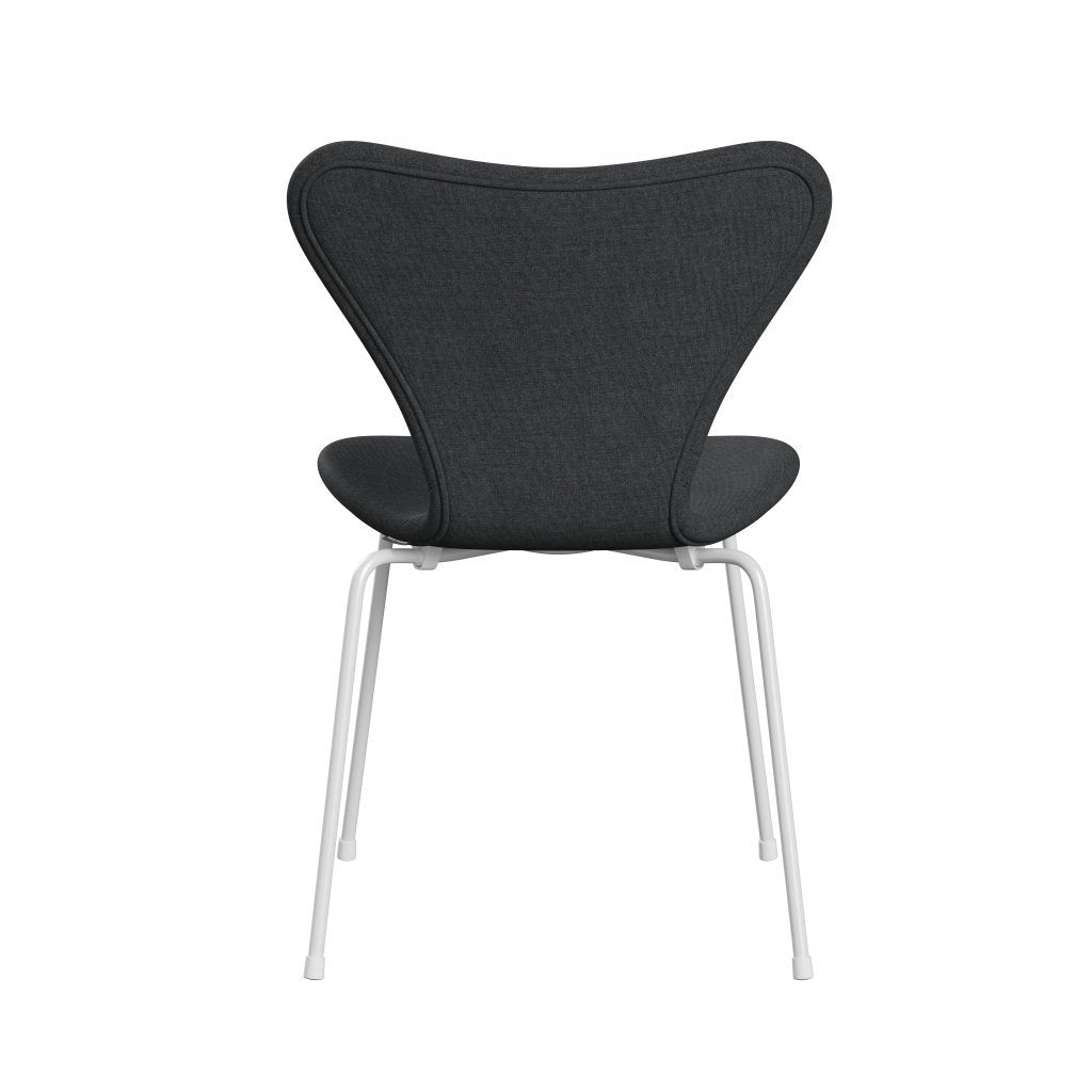 Fritz Hansen 3107 sedia piena rivestimento, bianco/remix