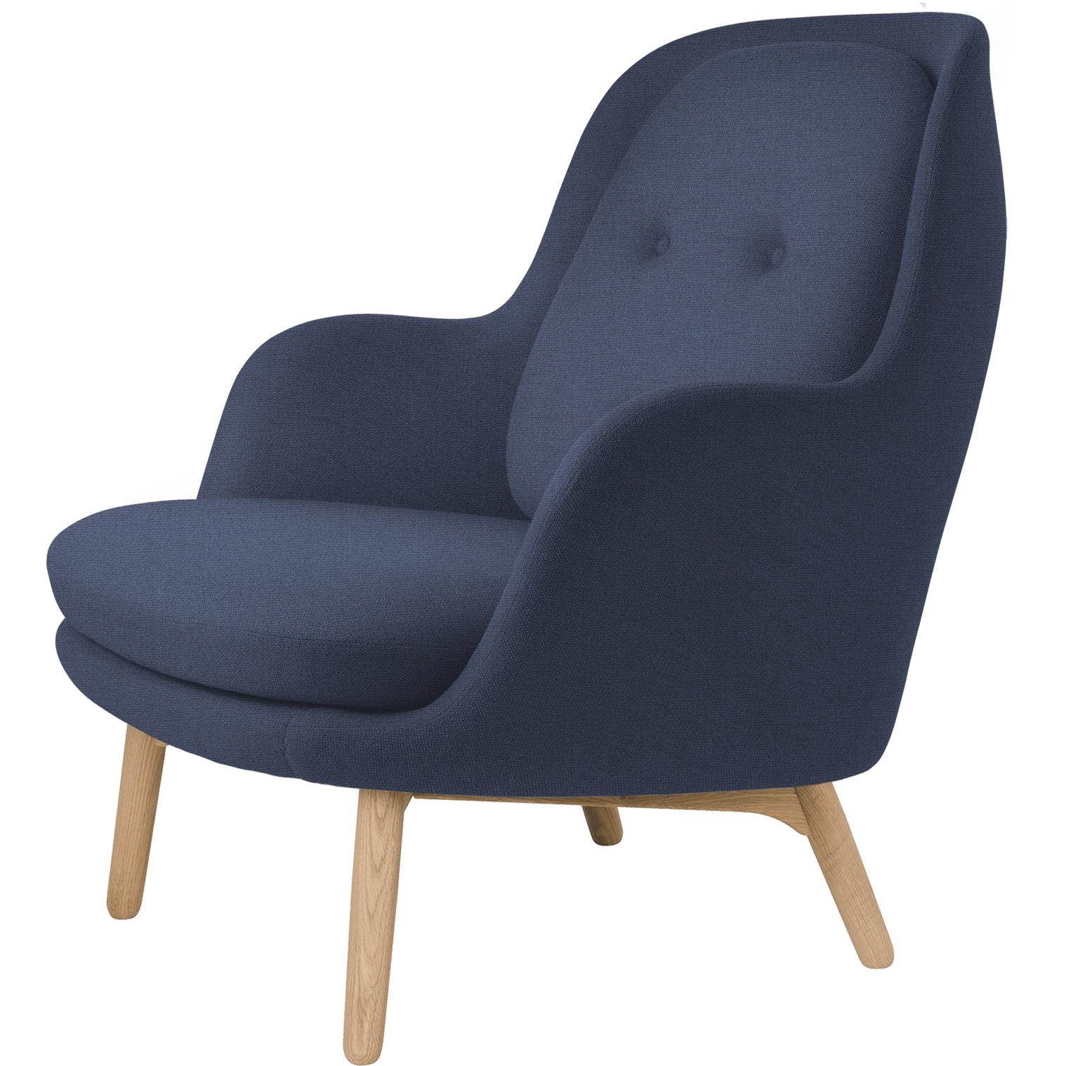 Fritz Hansen Fri Lounge Silla Wood, Rime Iris