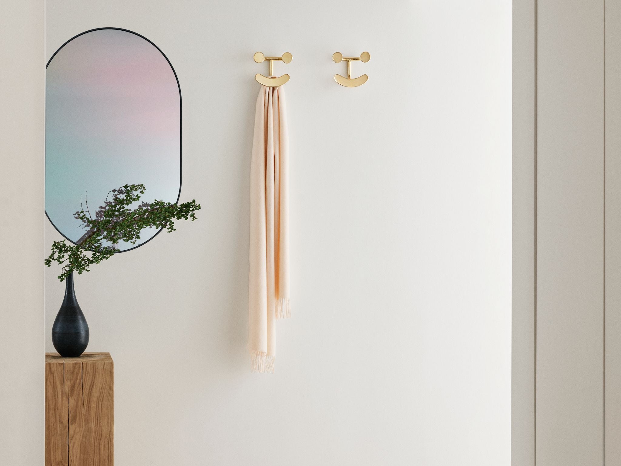 Fritz Hansen Jaime Hayon Happy Hook Wall Hook，黄铜