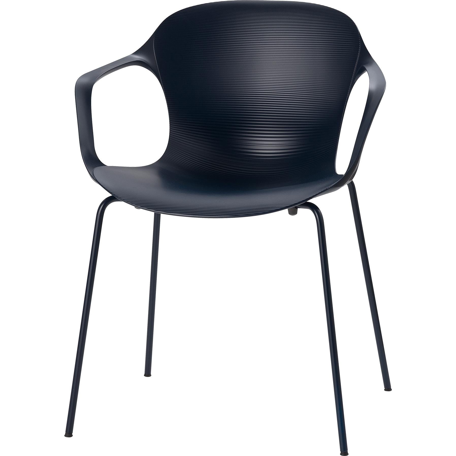 Fritz Hansen Nut -fauteuil monochrome, middernachtblauw