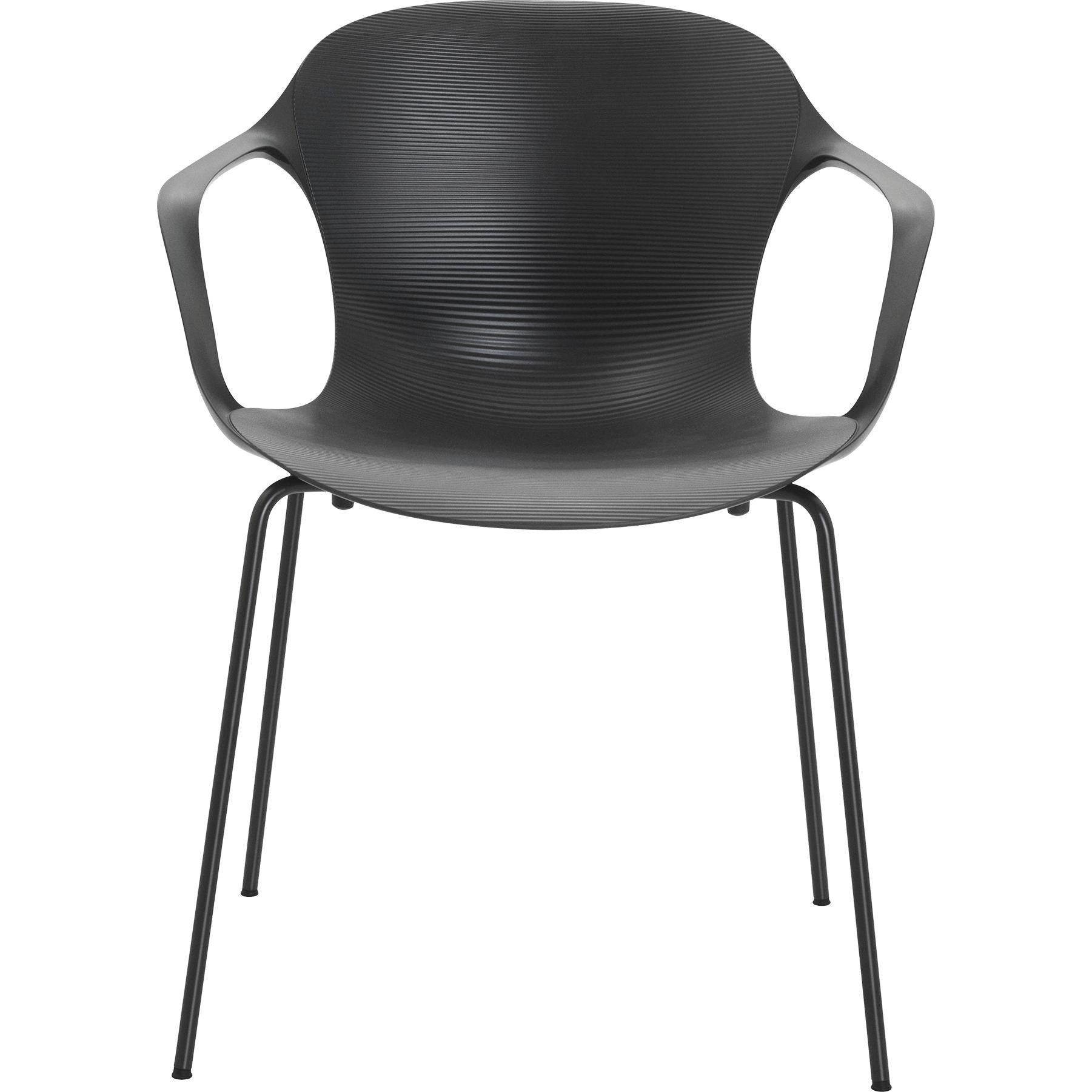 Fritz Hansen Nut -fauteuil monochrome, zilvergrijs