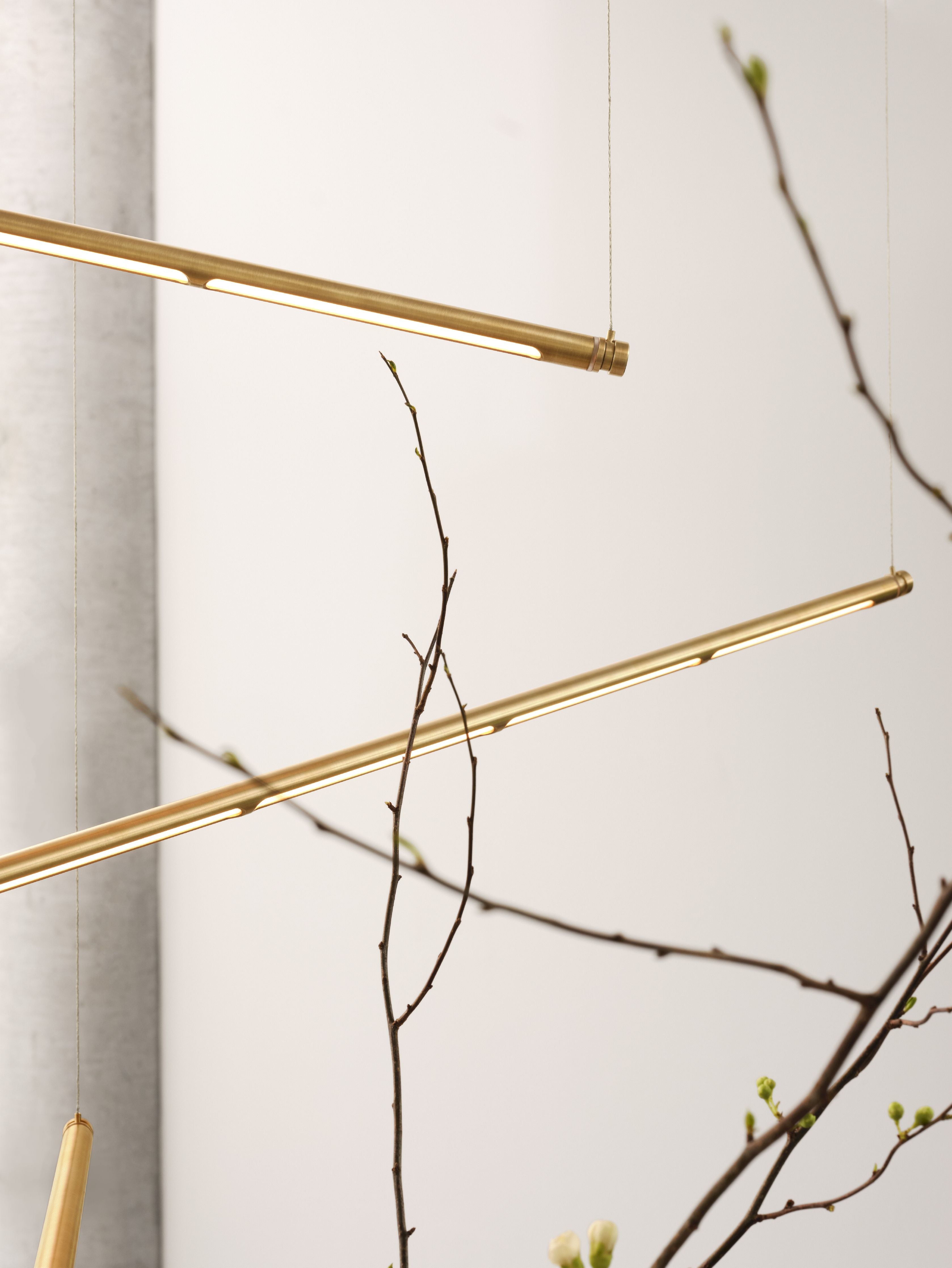 Fritz Hansen Oneline Pendant Lamp, Brass