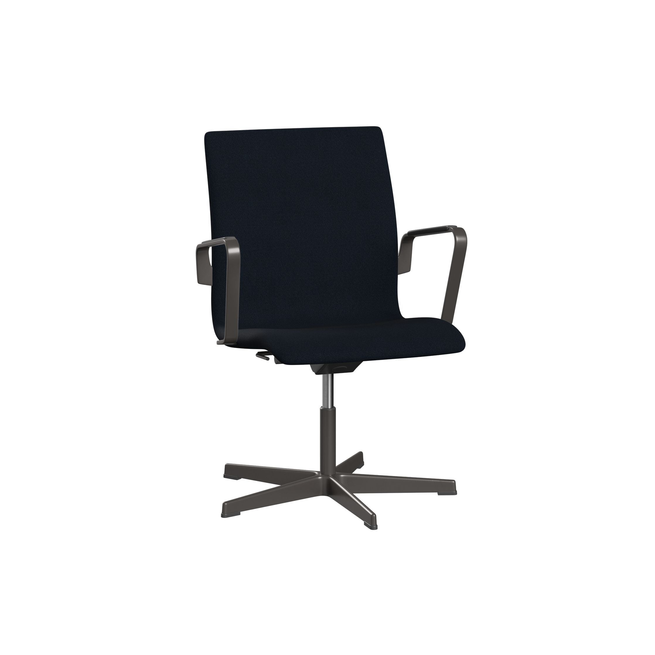 Fritz Hansen Oxford 3291 T fauteuil à cinq bras graphite chaud / vidar, noir