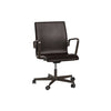 Fritz Hansen Oxford 3291 W Cailchair Cinq base armée avec roues bronze brun / grâce, brun foncé