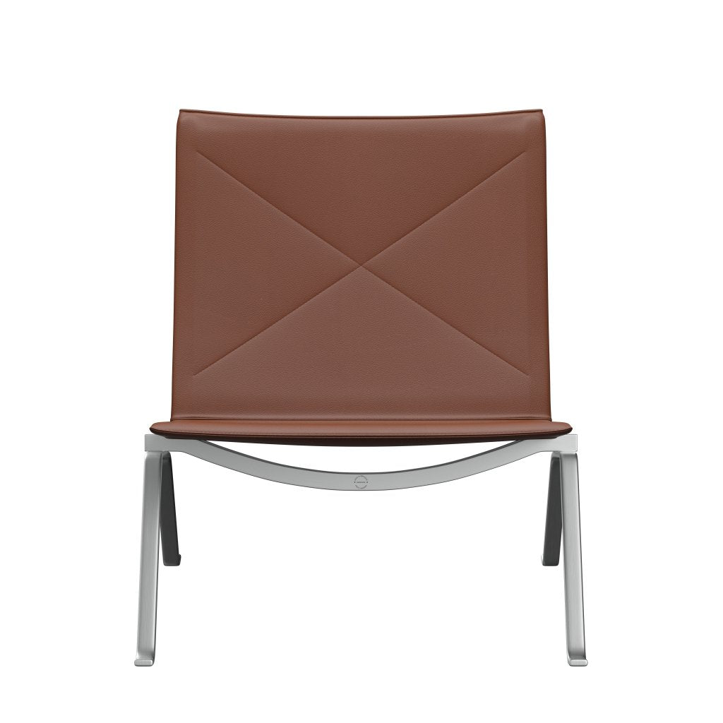 Sedia da salotto Fritz Hansen PK22, Aura Cognac