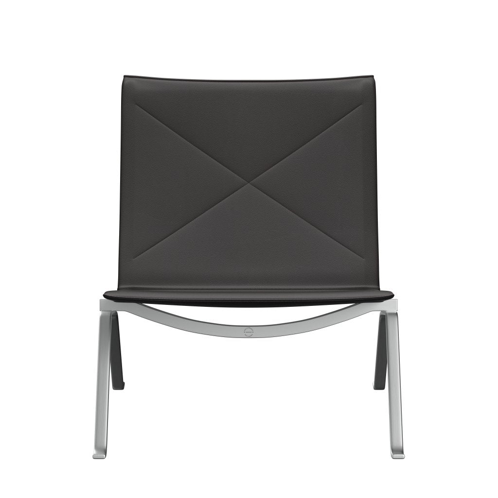 Fritz Hansen Pk22 Loungesessel, Aura Schwarz Braun